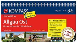KOMPASS Fahrradführer Allgäu Ost – Füssen, Oberstdorf, Mindelheim von Enke,  Ralf