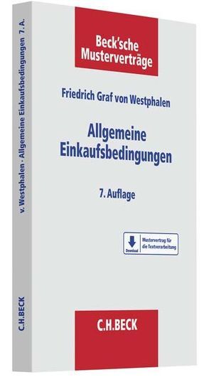 Allgemeine Einkaufsbedingungen von Westphalen,  Friedrich Graf von