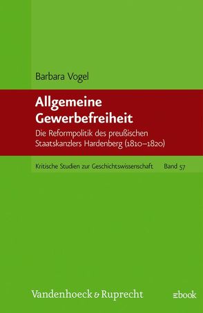 Allgemeine Gewerbefreiheit von Vogel,  Barbara