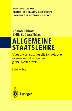 Allgemeine Staatslehre von Basta-Fleiner,  Lidija, Fleiner,  Thomas
