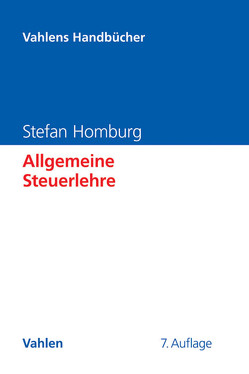Allgemeine Steuerlehre von Homburg,  Stefan