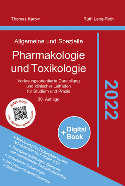 Allgemeine und Spezielle Pharmakologie und Toxikologie 2022 von Karow,  Thomas