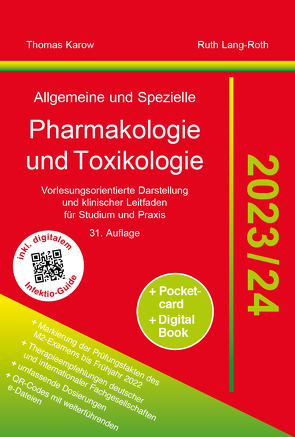 Allgemeine und Spezielle Pharmakologie und Toxikologie 2023/24 von Karow,  Thomas
