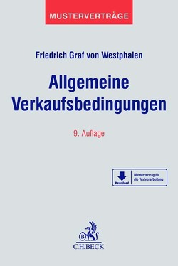 Allgemeine Verkaufsbedingungen von Westphalen,  Friedrich Graf von