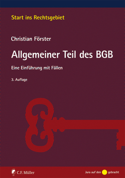 Allgemeiner Teil des BGB von Foerster,  Christian