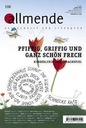 Allmende 108 – Zeitschrift für Literatur von Literarische Gesellschaft Karlsruhe, Schmidt-Bergmann,  Hansgeorg, Walz,  Matthias