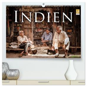 Alltag in Indien (hochwertiger Premium Wandkalender 2024 DIN A2 quer), Kunstdruck in Hochglanz von Benninghofen,  Jens