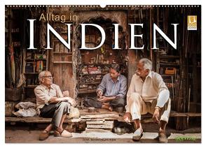 Alltag in Indien (Wandkalender 2024 DIN A2 quer), CALVENDO Monatskalender von Benninghofen,  Jens