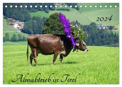 Almabtrieb in Tirol (Tischkalender 2024 DIN A5 quer), CALVENDO Monatskalender von Seidel,  Thilo