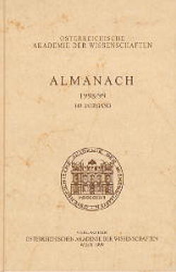 Almanach der Akademie der Wissenschaften / 148. Jahrgang