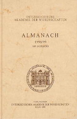 Almanach der Akademie der Wissenschaften / Almanach der Akademie der Wissenschaften von Österreichische Akademie d. Wissenschaften