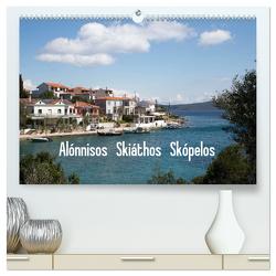 Alónnisos, Skiáthos, Skópelos (hochwertiger Premium Wandkalender 2024 DIN A2 quer), Kunstdruck in Hochglanz von Rusch - www.w-rusch.de,  Winfried