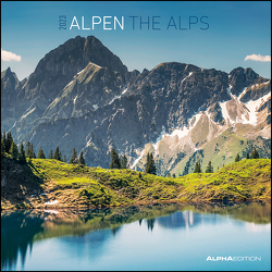 Alpen 2023 – Broschürenkalender 30×30 cm (30×60 geöffnet) – Kalender mit Platz für Notizen – The Alps – Bildkalender – Wandplaner – Naturkalender