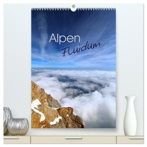 Alpen Fluidum (hochwertiger Premium Wandkalender 2024 DIN A2 hoch), Kunstdruck in Hochglanz von Mosert,  Stefan