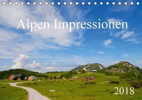 Alpen Impressionen (Tischkalender 2018 DIN A5 quer) von Jähne,  Karin