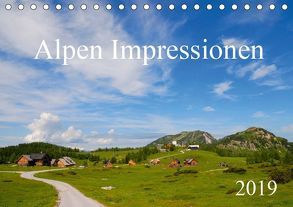Alpen Impressionen (Tischkalender 2019 DIN A5 quer) von Jähne,  Karin