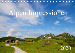 Alpen Impressionen (Tischkalender 2020 DIN A5 quer) von Jähne,  Karin