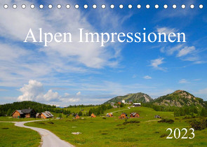 Alpen Impressionen (Tischkalender 2023 DIN A5 quer) von Jähne,  Karin