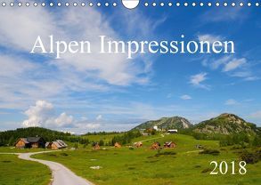 Alpen Impressionen (Wandkalender 2018 DIN A4 quer) von Jähne,  Karin