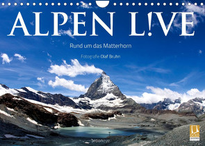 Alpen live – Rund um das Matterhorn (Wandkalender 2023 DIN A4 quer) von Bruhn,  Olaf