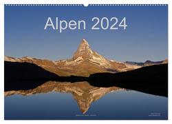 Alpen (Wandkalender 2024 DIN A2 quer), CALVENDO Monatskalender von Dauerer,  Jörg