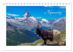 Alpenartig (Tischkalender 2024 DIN A5 quer), CALVENDO Monatskalender von Caumont,  Renaldo