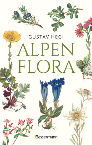 Alpenflora – der erste umfassende Naturführer der alpinen Pflanzenwelt. Über 260 detaillierte, handgezeichnete Illustrationen und genaue Beschreibungen von Hegi,  Gustav
