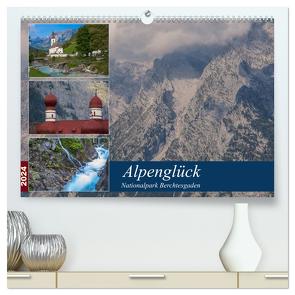 Alpenglück – Nationalpark Berchtesgaden (hochwertiger Premium Wandkalender 2024 DIN A2 quer), Kunstdruck in Hochglanz von von Düren,  Alexander