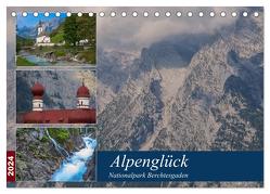 Alpenglück – Nationalpark Berchtesgaden (Tischkalender 2024 DIN A5 quer), CALVENDO Monatskalender von von Düren,  Alexander