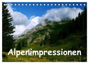 Alpenimpressionen, Region Schweiz/Frankreich (Tischkalender 2024 DIN A5 quer), CALVENDO Monatskalender von HM-Fotodesign,  HM-Fotodesign