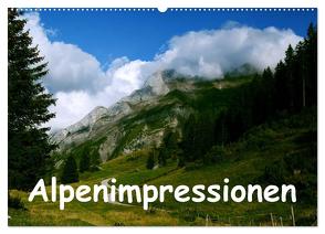 Alpenimpressionen, Region Schweiz/Frankreich (Wandkalender 2024 DIN A2 quer), CALVENDO Monatskalender von HM-Fotodesign,  HM-Fotodesign