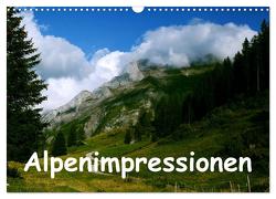 Alpenimpressionen, Region Schweiz/Frankreich (Wandkalender 2024 DIN A3 quer), CALVENDO Monatskalender von HM-Fotodesign,  HM-Fotodesign