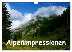 Alpenimpressionen, Region Schweiz/Frankreich (Wandkalender 2024 DIN A4 quer), CALVENDO Monatskalender von HM-Fotodesign,  HM-Fotodesign