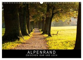 Alpenrand zwischen Isar und Lech (Wandkalender 2024 DIN A3 quer), CALVENDO Monatskalender von Knödler,  Stephan