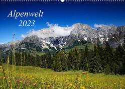 Alpenwelt 2023 (Wandkalender 2023 DIN A2 quer) von Schwarz,  Nailia