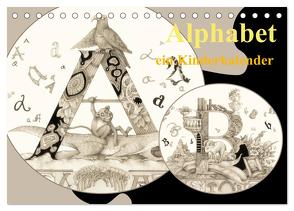 Alphabet. Ein Kinderkalender. (Tischkalender 2024 DIN A5 quer), CALVENDO Monatskalender von Yerokhina,  Kateryna