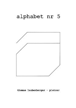 alphabet nr 5 von laubenberger - pletzer,  thomas