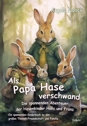 Als Papa Hase verschwand – Die spannenden Abenteuer der Hasenkinder Hans und Franz – Ein spannendes Kinderbuch zu den großen Themen Freundschaft und Familie von Noack,  Angela