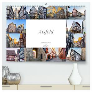 Alsfeld Impressionen (hochwertiger Premium Wandkalender 2024 DIN A2 quer), Kunstdruck in Hochglanz von Meutzner,  Dirk