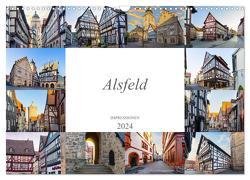Alsfeld Impressionen (Wandkalender 2024 DIN A3 quer), CALVENDO Monatskalender von Meutzner,  Dirk