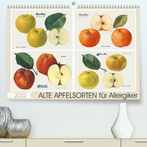 Alte Apfelsorten für Allergiker (Premium, hochwertiger DIN A2 Wandkalender 2022, Kunstdruck in Hochglanz) von M. Laube,  Lucy