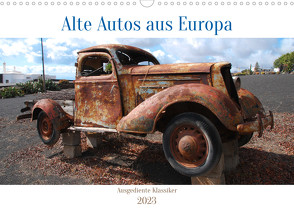 Alte Autos aus Europa (Wandkalender 2023 DIN A3 quer) von Herms,  Dirk