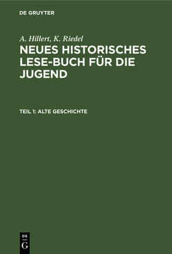 Alte Geschichte von Hillert,  A., Riedel,  K.