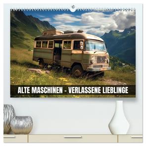 Alte Maschinen – verlassene Lieblinge (hochwertiger Premium Wandkalender 2024 DIN A2 quer), Kunstdruck in Hochglanz von Thoermer,  Val