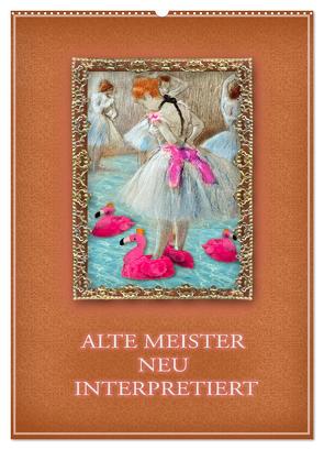 Alte Meister neu interpretiert (Wandkalender 2024 DIN A2 hoch), CALVENDO Monatskalender von B-B Müller,  Christine