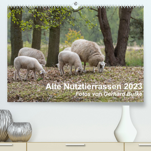 Alte Nutztierrassen 2023 (Premium, hochwertiger DIN A2 Wandkalender 2023, Kunstdruck in Hochglanz) von Butke,  Gerhard
