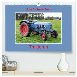 Alte Schätzchen – Traktoren (hochwertiger Premium Wandkalender 2024 DIN A2 quer), Kunstdruck in Hochglanz von Maurer,  Marion