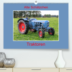 Alte Schätzchen – Traktoren (Premium, hochwertiger DIN A2 Wandkalender 2023, Kunstdruck in Hochglanz) von Maurer,  Marion