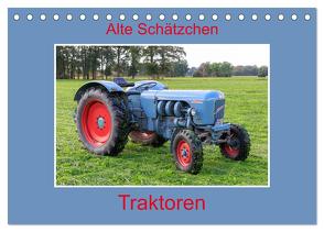 Alte Schätzchen – Traktoren (Tischkalender 2024 DIN A5 quer), CALVENDO Monatskalender von Maurer,  Marion