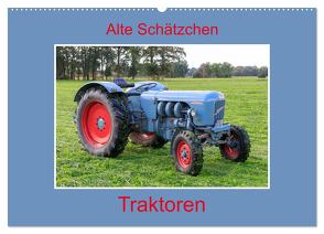 Alte Schätzchen – Traktoren (Wandkalender 2024 DIN A2 quer), CALVENDO Monatskalender von Maurer,  Marion
